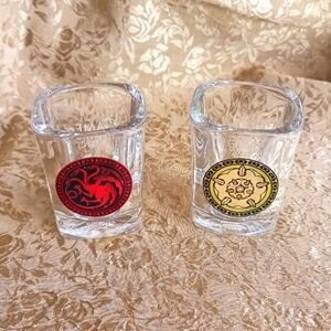 Game of thrones shot glasses